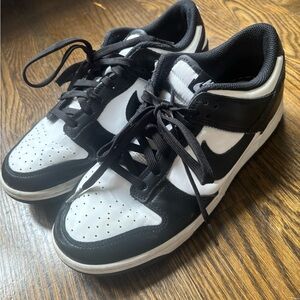 Nike Low Dunk Sneakers Panda Black and White size 9.5 women’s